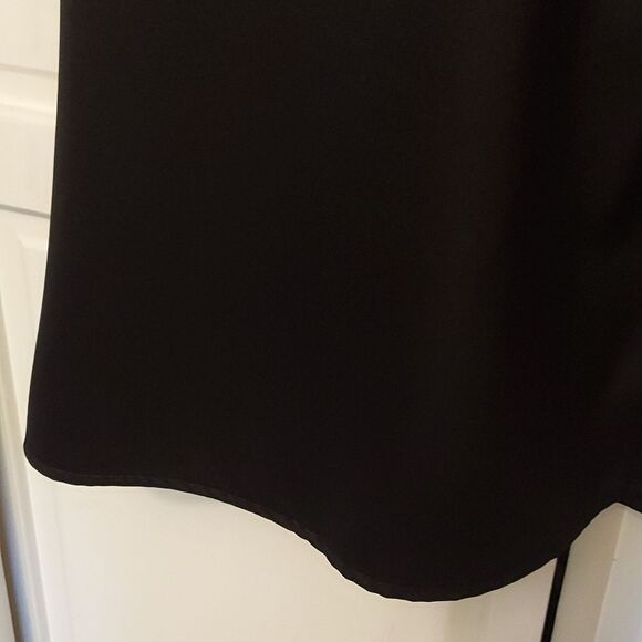 Black lightweight boho dress tunic short-sleeved little black dress size… - Picture 6 of 8